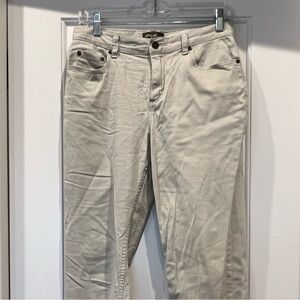Eddie Bauer Straight Leg Pants Light Beige Size 4 Casual Chinos